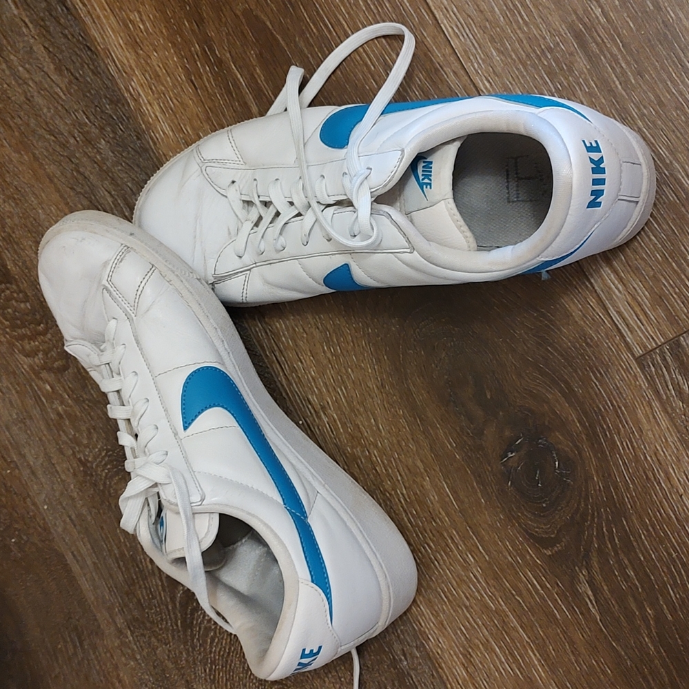 Rare 2015 Nike Tennis Classic White / Bl 312495-144 SB Mulder McEnroe Men's 11.5